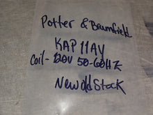 Load image into Gallery viewer, Potter & Brumfield KAP11AY Relay 120V 50/60Hz 8-Pin New Old Stock