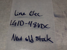 Load image into Gallery viewer, Line Electric LG1D-48VDC Relay New Old Stock