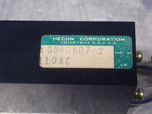 Load image into Gallery viewer, HECON A0040607 2 110VAC 6-Digit Counter New Old Stock