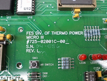 Load image into Gallery viewer, FES DIV. OF THERMO POWER MICRO III 725-02001C-00 Rev L Board Used See All Pics