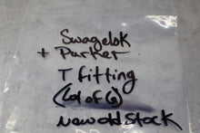 Load image into Gallery viewer, (5) Swagelok & (1) Parker 316 Tee Fittings New Old Stock See All Pictures