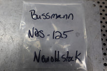 Load image into Gallery viewer, Fusetron NOS-125 One Time Fuse 125A 600V New Old Stock