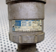 Load image into Gallery viewer, Killark WP-604-D345S 60A 250VDC 600VAC 3W 4P Pin & Sleeve Connector Used