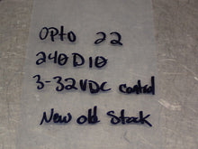 Load image into Gallery viewer, Opto 22 Model 240D10 Solid State Relay 3-32VDC New Old Stock