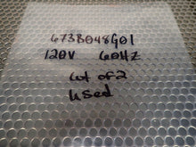 Load image into Gallery viewer, 673B048G01 120V 60Hz Pilot Lights Used Warranty (Lot of 2) No Bulbs or Lenses