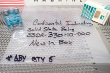 Load image into Gallery viewer, Continental Industries SSDA-330-10-000 Solid State Relay 24-330VAC 10A 4-28VDC