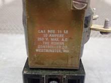 Load image into Gallery viewer, The Rowan Controller Co. NFE-11-LE Contactor 10A 250V New Old Stock