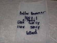 Load image into Gallery viewer, Cutler-Hammer 1887-1 Coil 110V 50Cy 120V 60Cy Used Nice Shape With Warranty