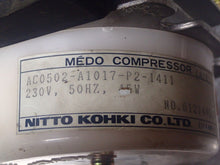 Load image into Gallery viewer, Nitto Kohki AC0502-A1017-P2-1411 MEDO Compressor # 61214450 New Old Stock