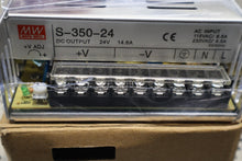 Load image into Gallery viewer, MEFN WEVL S-350-24 24V 14.6A Power Supply New Old Stock See All Pictures
