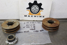 Load image into Gallery viewer, (2) 2A5. 0 B5 4 SDS 2-Groove Pulley Sheaves & (1) SDS-1-3/8 Bushing Used