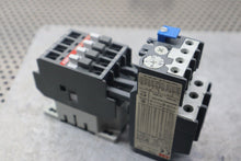 Load image into Gallery viewer, ABB A16-30-10 Contactor 110-120V 50/60Hz Coil & TA25 DU Overload 2.8-4A Used
