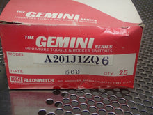 Load image into Gallery viewer, AGUT ALCOSWITCH A201J1ZQ6 Rocker Switches New Old Stock (Lot of 25)