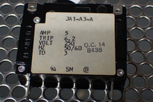 Load image into Gallery viewer, Heinemann JA1-A3-A 5A 6.2 Trip 250V 50/60Hz Circuit Breakers (Lot of 5) New