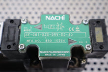 Load image into Gallery viewer, NACHI SE-G01-A3X-GRV-D2-40 Solenoid Valve Used With Warranty See All Pictures
