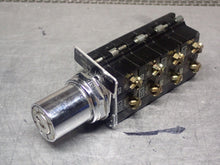 Load image into Gallery viewer, Cutler-Hammer 10250T Keyed Selector Switch (No Keys) W/ (4) Contact Blocks Used
