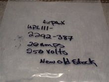 Load image into Gallery viewer, Airpax UPL111-2292-387 Circuit Breaker 20A 250V New Old Stock