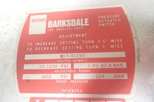 Load image into Gallery viewer, Delaval Barksdale B1T-A12SS Pressure Actuated Switch New Old Stock See All Pics