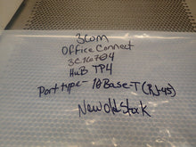 Load image into Gallery viewer, 3COM 3C16704 4 Port Ethernet Hub TP4 New Old Stock