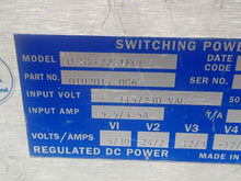 Load image into Gallery viewer, Switching Power Inc 0102011-006 OFSX-225IECF Power Supply 115/230VAC 5.5/3.5A