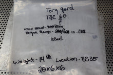 Load image into Gallery viewer, TORQ GARD TGC 60 Overload Clutch 900RPM Torque Range 200/600 IN LBS See All Pics