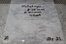 Load image into Gallery viewer, Mitutoyo 0-15mm 0.01mm Micrometer Head Used With Warranty See All Pictuers