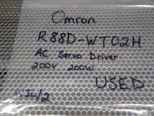 Load image into Gallery viewer, Omron R88D-WT02H AC Servo Driver 200V 200W Used W/ Warranty See All Pictures