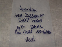 Load image into Gallery viewer, Guardian A410-363300-15 B10P Series Relay 5A 120VAC 50/60Hz Used (Lot of 2)