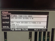 Load image into Gallery viewer, Fuji Electric FVRO. 75E11S-2KC Drive 3PH 200-230V 50/60Hz 6.4A Used W/ Warranty