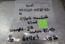Load image into Gallery viewer, SMC VV5Q21-04C6FU3-N 4-Port Manifold Block Used With Warranty See All Pictures