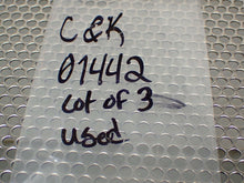 Load image into Gallery viewer, C&K 01442 Thumbwheel Counters Used With Warranty (Lot of 3) See All Pictures