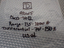 Load image into Gallery viewer, Square D 9012-ADW5 Pressure Switch 135-1000 70 150# Used With Warranty See Pics