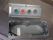 Load image into Gallery viewer, Allen Bradley 800T-4TZ Ser T Enclosure W/ (3) 800T-A... Ser T Pushbuttons Used