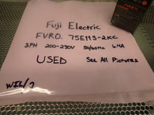 Load image into Gallery viewer, Fuji Electric FVRO. 75E11S-2KC Drive 3PH 200-230V 50/60Hz 6.4A Used W/ Warranty
