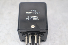 Load image into Gallery viewer, Potter & Brumfield MDP-1001 Relay 6 Ohms Per Coil 8-Pin New Old Stock