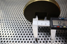 Load image into Gallery viewer, 3-1/2" Brass Drain Cover Plugs New Old Stock (Lot of 3) See All Pictures