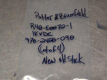 Load image into Gallery viewer, Potter & Brumfield R40-E0072-1 18VDC 970-2420-090 Relays New (Lot of 4)