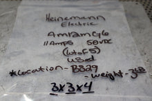 Load image into Gallery viewer, Heinemann Electric AM12MG6 Circuit Breaker 11A 50VDC T.D. 5 Used (Lot of 5)