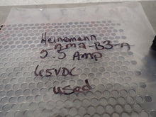 Load image into Gallery viewer, Heinemann AM2-B3-A 5.5A 6.875A Trip 65VDC TD2 Circuit Breaker 2 Pole Used