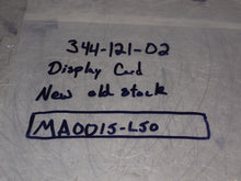 Load image into Gallery viewer, 344-121-02 MA0015-L50 Display Card New Old Stock (Lot of 4)