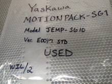 Load image into Gallery viewer, Yaskawa MOTIONPACK-SG1 Model JEMP-SG10 Drive Version E0017 STD Used W/ Warranty