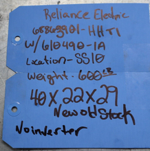 Load image into Gallery viewer, Reliance Electric 68863901-HHT1 Motor 610490-1A Blower Motor NEW See All Pics