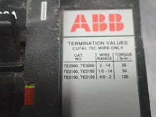Load image into Gallery viewer, ABB Type ES 100A Circuit Breaker 3 Pole 600VAC 500VDC Used With Warranty
