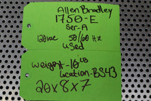 Load image into Gallery viewer, Allen Bradley 1750-E Ser A Programmable Controller 120VAC 50/60Hz Used Warranty