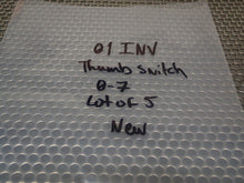 Load image into Gallery viewer, 01INV Thumbwheel Switches #0-7 New Old Stock (Lot of 5)