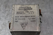 Load image into Gallery viewer, Industrial Condenser 152055 Radio Interference Filters 1.5A 150VAC/DC (Lot of 2)