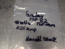 Load image into Gallery viewer, Faraday 570-S2 48V 730Ohm .025A Alarm New Old Stock