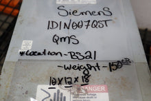 Load image into Gallery viewer, Siemens 1D1N007QST Transformer 7.50kVA 60Hz 1Ph 40C AMB. Class 180 Used See Pics