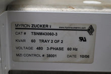 Load image into Gallery viewer, MYRON ZUCKER TSNM43060-3 Capacitor 60KVAR 480V 3-Phase 60Hz Used See All Pics