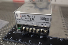 Load image into Gallery viewer, S-240-24 Power Supply AC Input 100-120VAC/5.0A 200-240VAC 2.5A 50/60Hz Warranty